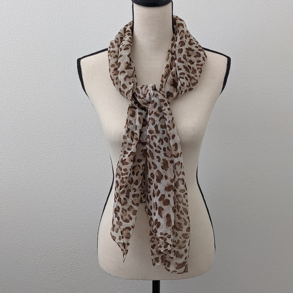 leopard print scarf